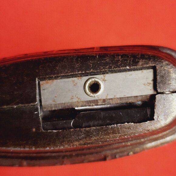 Vintage Antique Finish Die Cast Metal Sailing Ship Pencil Sharpener - Picture 7 of 15